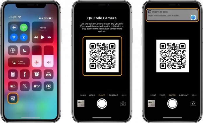 How to scan a QR code on iPhone?