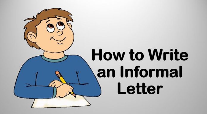 How to write Informal Letter